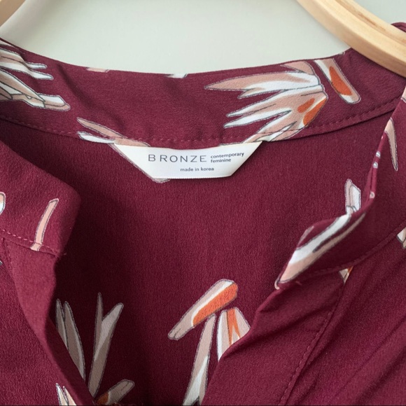 BRONZE Printed Blouse - Picture 4 of 4